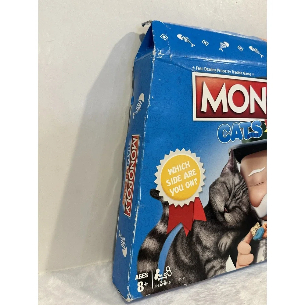 Monopoly Cats Vs Dogs New (box Has‎ Some Wear )